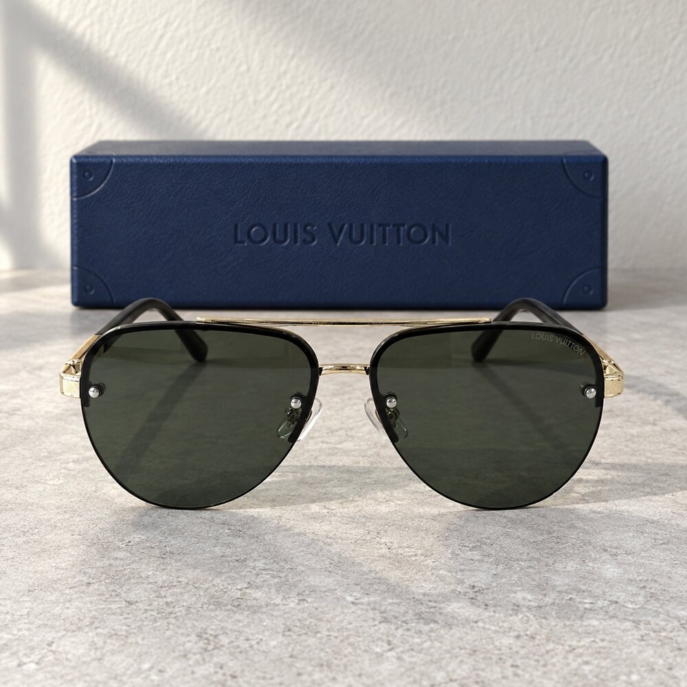 Louis Vuitton Gold Aviator Sunglasses